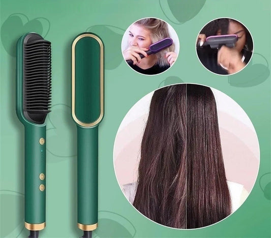 5 in 1 Hair Straightening Brush Dual Voltage